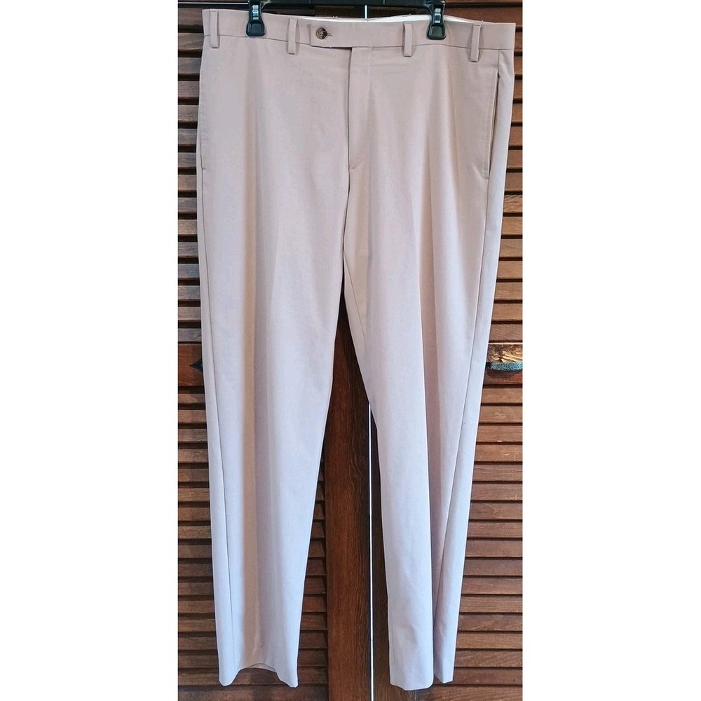 Lauren Ralph Lauren Men's 36x31 Pinkish Chino Straight Flat Front Pants